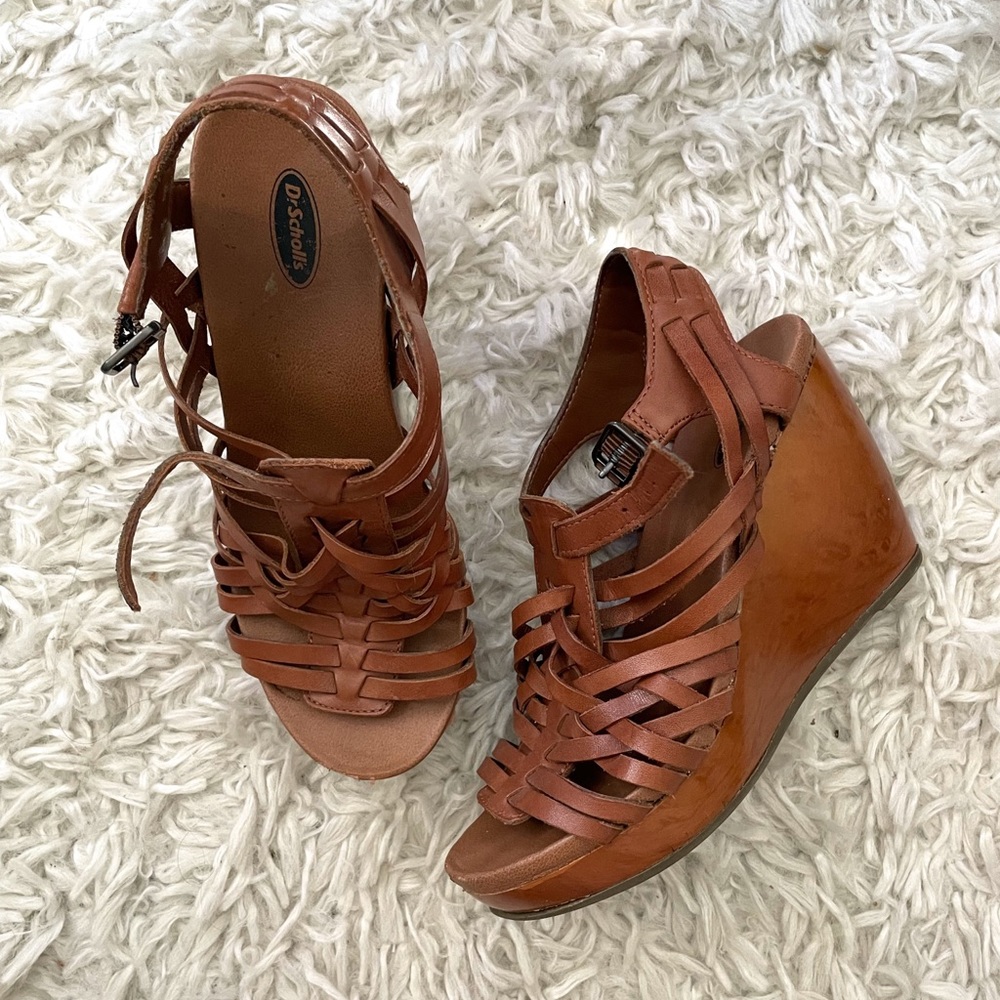 Dr Scholls strappy wedges
